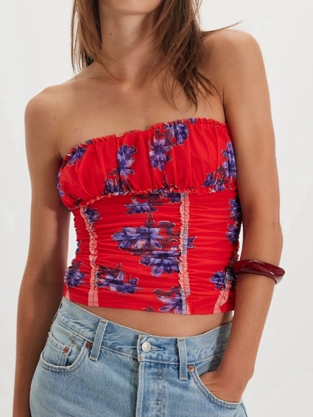 Free People Scottie Printed Tube - Medium - NWT